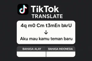 “TikTok Auto Translate Bahasa Alay ke Indonesia Baku Baru Dirilis”